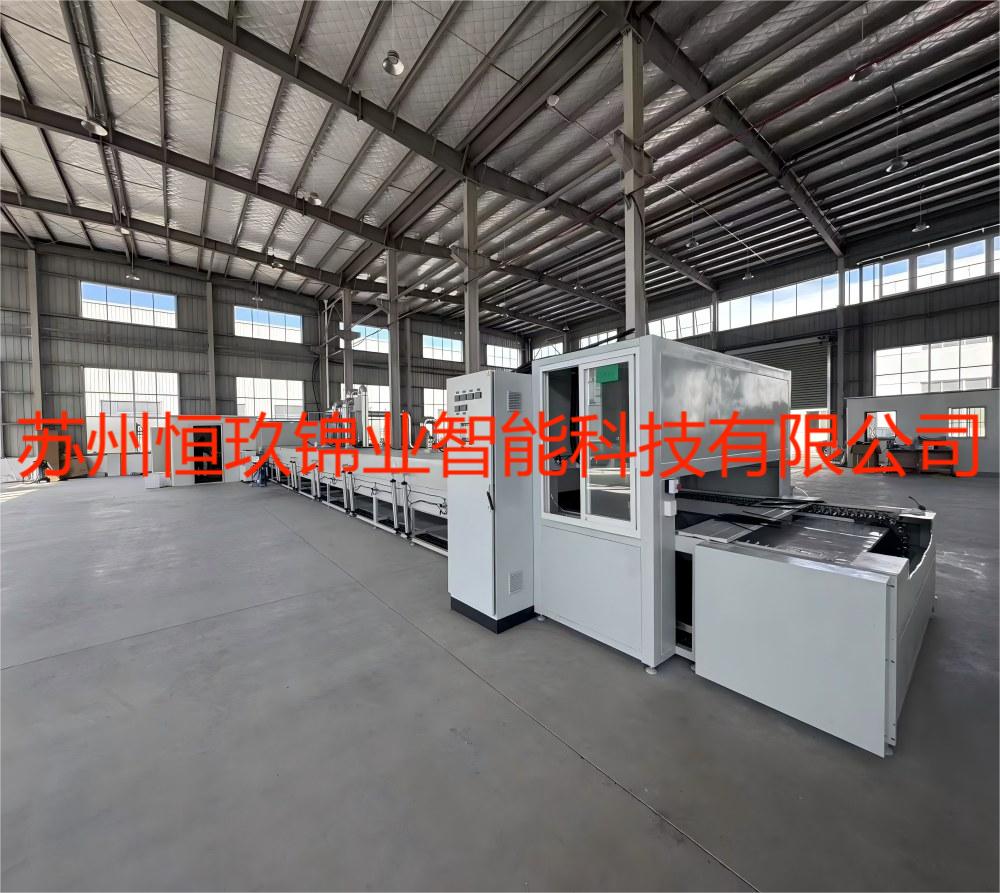 新能源汽车部件尾门弹簧隔音降噪植绒流水线-Sound Insulation & Noise Reduction Flocking Production Line for Tailgate Springs of New Energy Vehicle Components